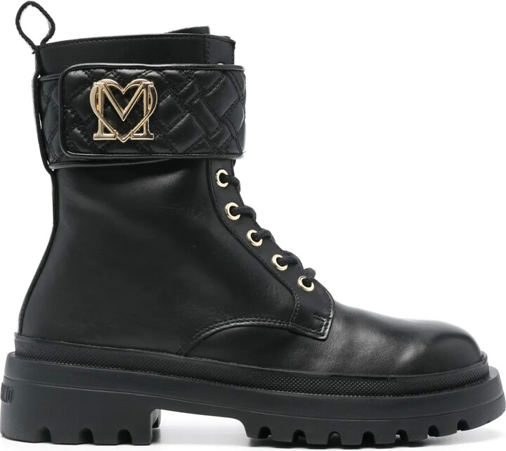 Leather Combat Boots