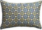 Thumbnail for your product : CB2 Inlay Embroidered 18"X12" Pillow With Feather-Down Insert