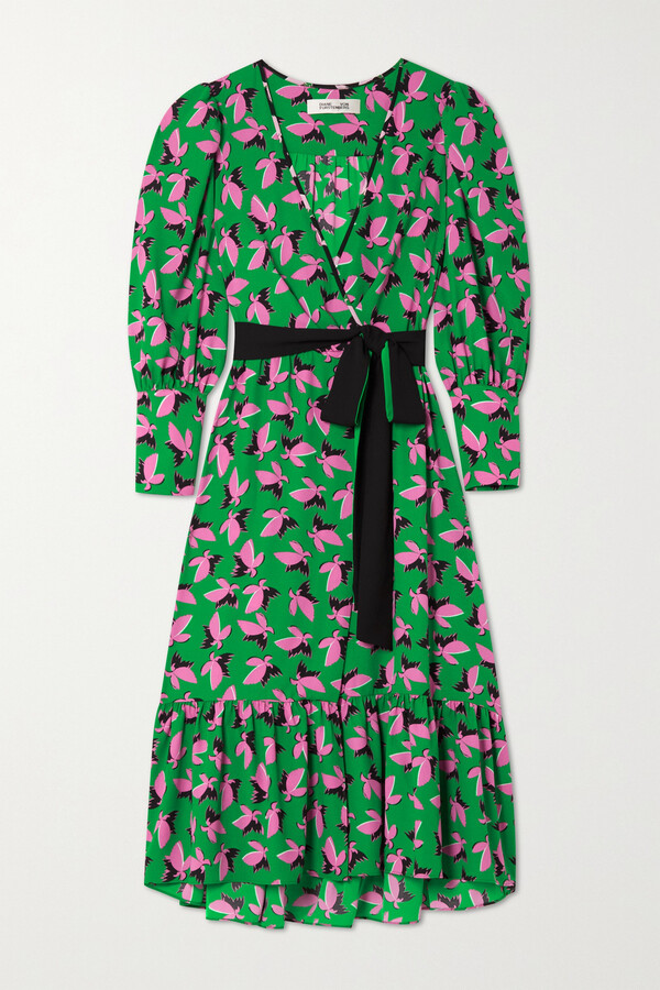 Green Printed Chiffon Women's Dresses | Shop the world's largest 