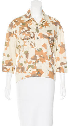 Steven Alan Camouflage Button-Up Top