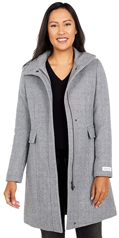 calvin klein wool cape