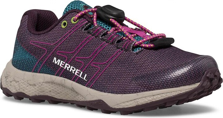 Girls - Moab Flight Low A/c Hiking Shoes In Burgundy