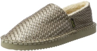 Flip*Flop Women's flippadrillabraid Metallic Espadrille Wedge Sandal