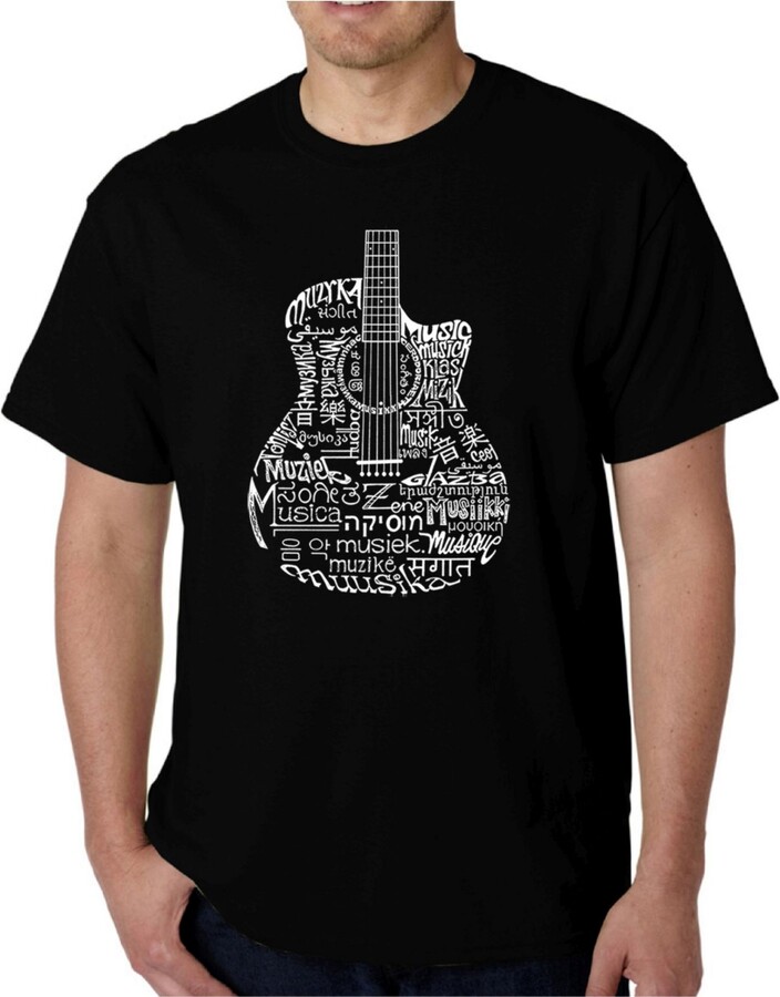 mens shirts with guitars