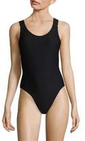 Thumbnail for your product : Rochelle Sara Turrini Ribbed One-Piece Swimsuit