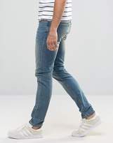 Thumbnail for your product : ASOS Skinny Jeans In 12.5oz In Light Blue