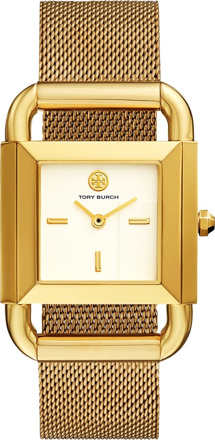 Tory Burch Robinson Goldtone Stainless Steel Bracelet Watch - Gold