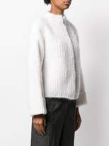 Thumbnail for your product : Cavallini Erika ribbed open-front cardigan