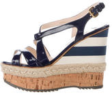 Thumbnail for your product : Prada Espadrille Wedge Sandals