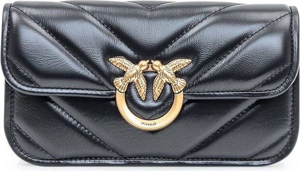 Pinko Chevron Large Shoulder Bag