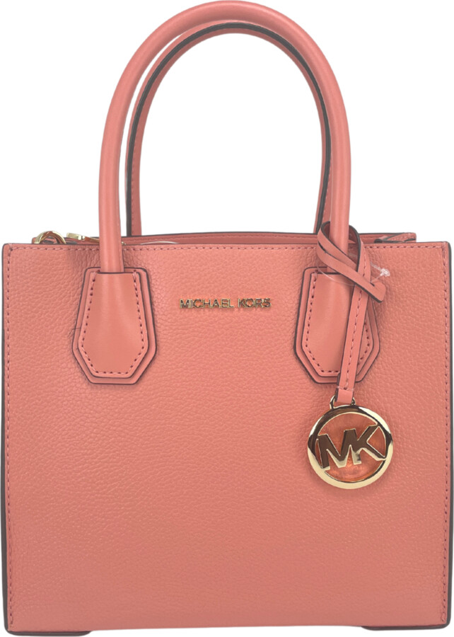 Michael Kors Mercer Medium MK Brown Signature Messenger Satchel Bag  Crossbody - ShopperBoard