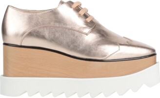 rose gold platform sneakers