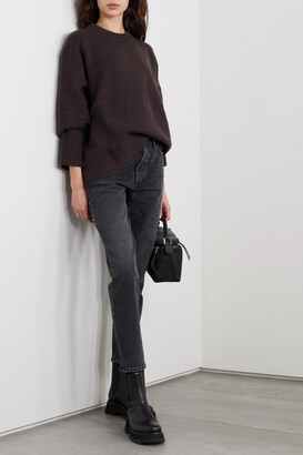 AGOLDE Fen High-rise Straight-leg Organic Jeans - Black - 28
