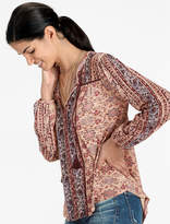 Thumbnail for your product : Lucky Brand VINTAGE MIXED PRINT TOP