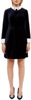 Thumbnail for your product : Ted Baker Cheryll Embellished Collar Velvet Dress