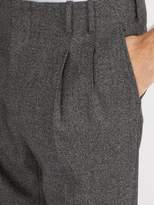 Thumbnail for your product : Paul Smith Pleated Wool Trousers - Mens - Grey