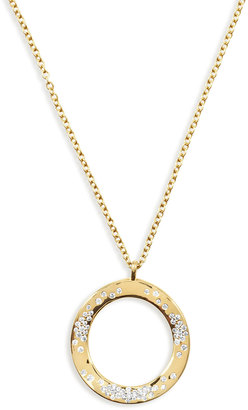 Ippolita 18K Glamazon Wavy Diamond Circle Necklace