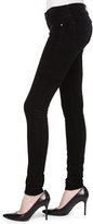 Thumbnail for your product : AG Jeans Super Skinny Velvet Leggings, Super Black Velvet