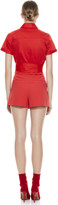Thumbnail for your product : Alice + Olivia Dylan High Waisted Pintuck Short