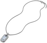 Thumbnail for your product : David Yurman Color Classics Tag with Mother-of-Pearl and Diamonds on Chain