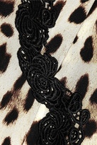 Thumbnail for your product : Moschino Cheap & Chic Moschino Cheap and Chic Leopard-print silk-blend slip dress