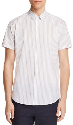 Theory Zack S Striped Slim Fit Button-Down Shirt