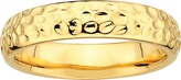 Thumbnail for your product : Stacks & Stones 18k Gold Over Silver Hammered Stack Ring