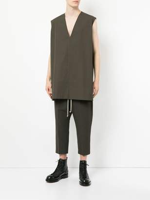 Rick Owens cropped track trousers