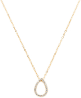 Thumbnail for your product : Yellow Gold & Diamond Pear Shape Pendant Necklace