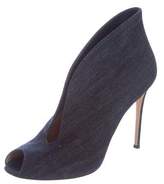 Thumbnail for your product : Gianvito Rossi Denim Pee-Toe Pumps