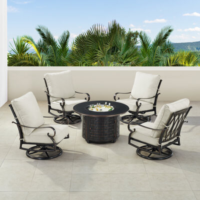 Struve 4 - Person Outdoor Seating Group with Cushions
