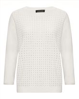 Thumbnail for your product : Jaeger Hotfix Embellished Sweater