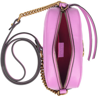 Gucci GG Marmont Mini Matelassé Camera Bag, Bright Pink