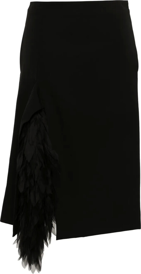 Stella McCartney Appliqué-Detailed Midi Skirt