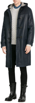 Joseph Leather Duffle Coat