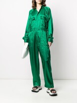 Thumbnail for your product : Plan C Straight-Leg Utility Jumpsuit