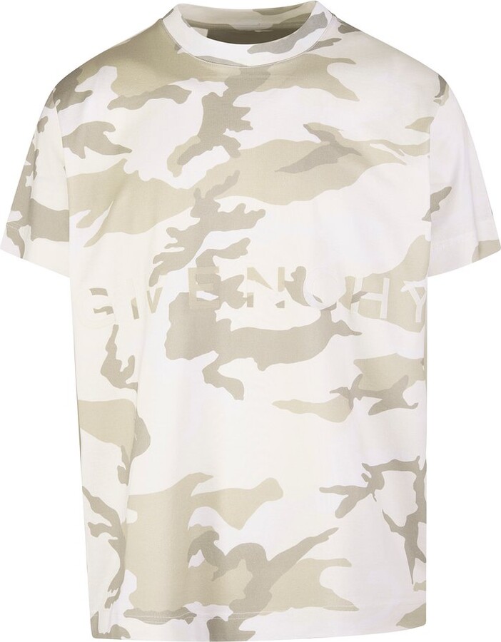 Givenchy 4G Camo Jersey T-Shirt