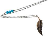 Thumbnail for your product : Alaia House Of Turquoise Feather Necklace "Fabrics of Life"