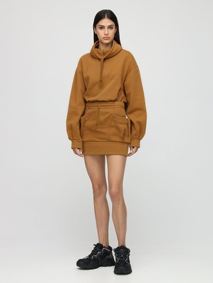Kenzo Organic Cotton Jersey Mini Skirt
