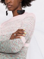 Thumbnail for your product : M Missoni Knitted Flared-Hem Mini Dress