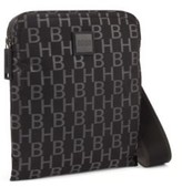 Thumbnail for your product : BOSS Structured-nylon envelope bag with monogram print