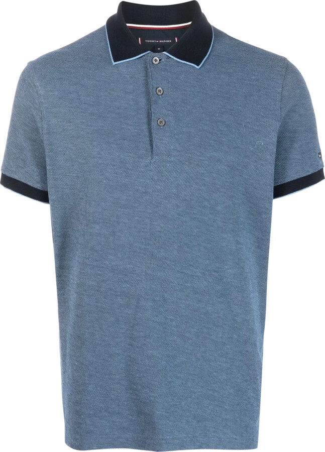 Tommy Hilfiger Logo-Patch Cotton Polo Shirt