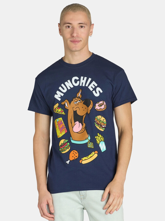 Scooby-Doo Men's & Big Men's Munchies Graphic Print Tee with Short Sleeves, Sizes S-3XL