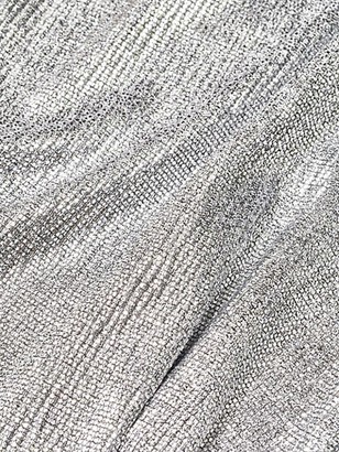 IRO Silar Metallic Long-Sleeve Mini Dress