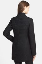 Thumbnail for your product : Ellen Tracy Double Breasted Textured Wool Blend Coat (Regular & Petite)