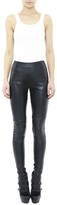 Thumbnail for your product : Nicole Miller Nina Leather and Satin Pant