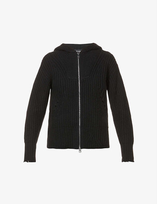 Zadig & Voltaire Moore cropped wool-blend cardigan
