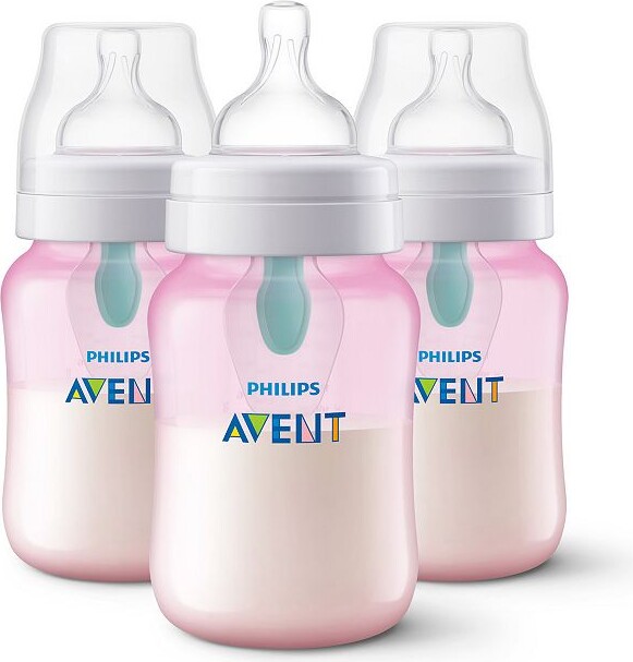 Avent Naturally Philips 9-oz. Anti-Colic Newborn Baby Bottle With AirFree Vent 3-Pack