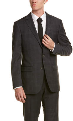 Ike Behar 2Pc Wool-Blend Smart Suit With Flat Front Pant