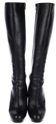 Christian Louboutin Leather Knee-High Boots